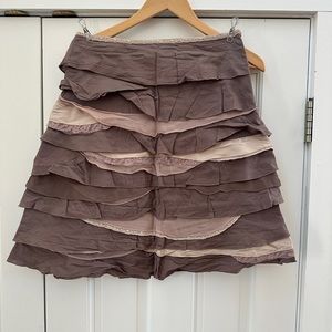 Anthropologie Odille layered skirt